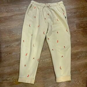 NIKE AIR JORDAN Mens Essential Joggers AOP Fleece Pants DV9390-206 XL